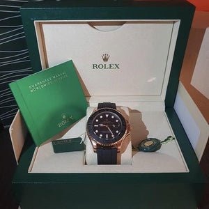 Rolex Oyster Perpetual Rubber Strap Replica Black