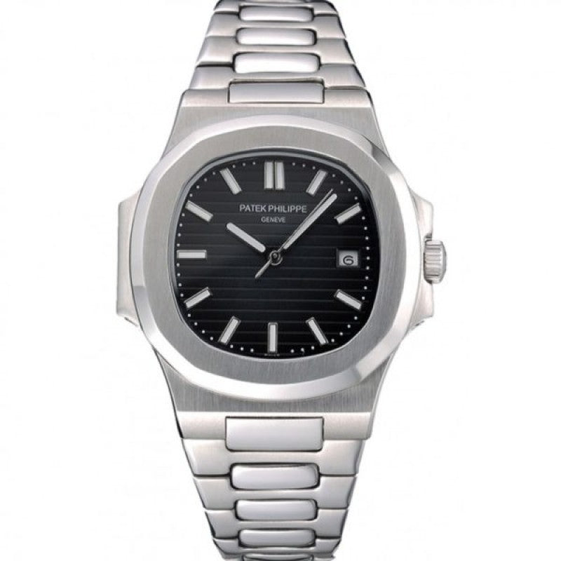 Patek Philippe Nautilus Replica Silver/Black